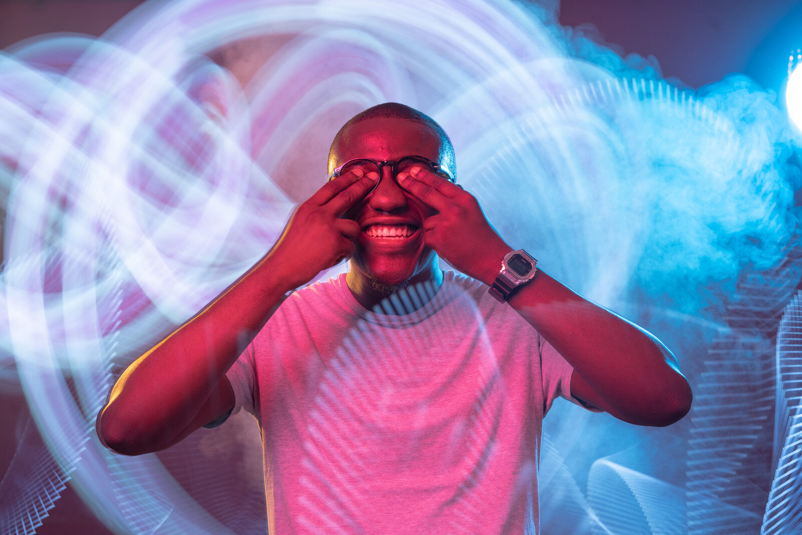 Creative colour portrait