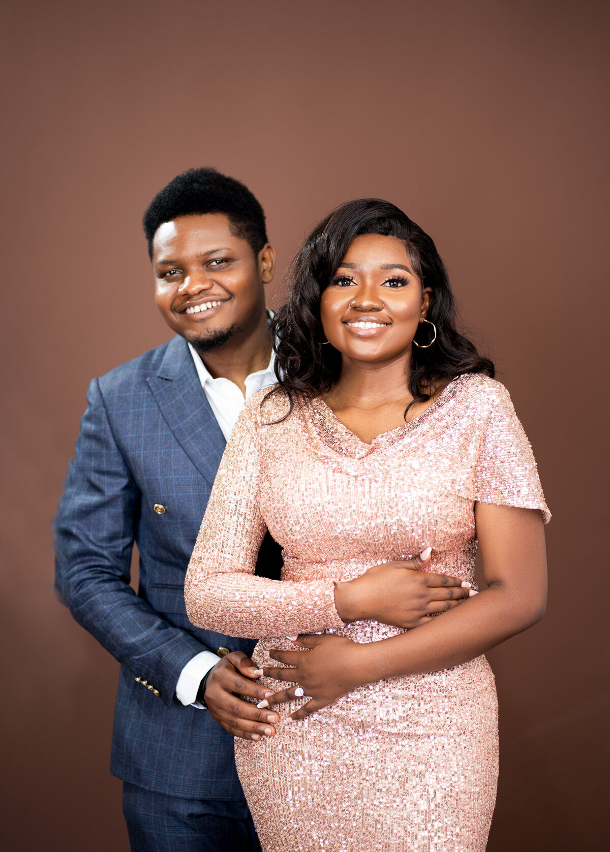 Emmanuel and Ifunanya Ben-Paul, photographed by Fadareak Photography
