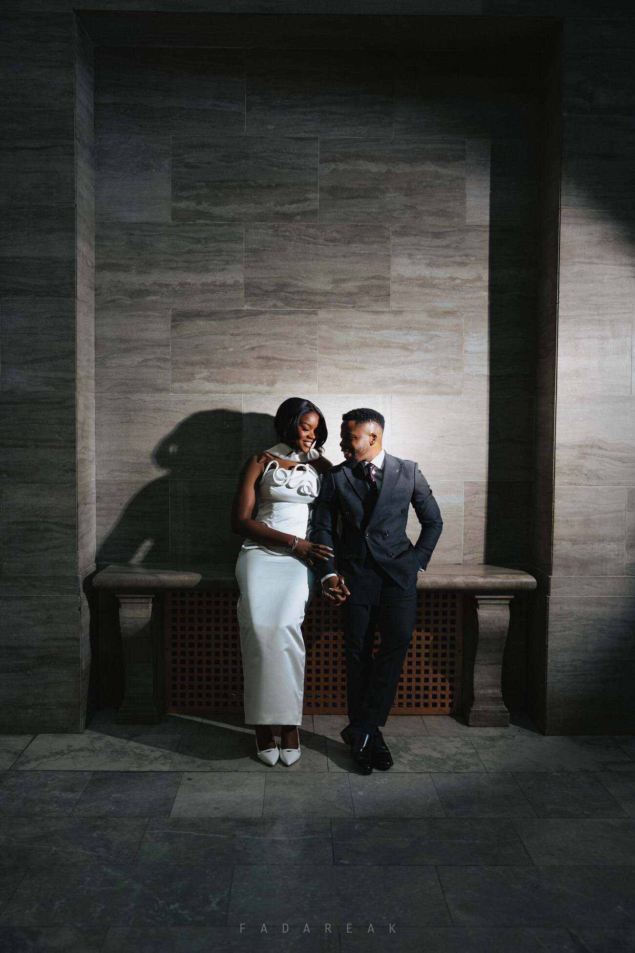 Couple in soft light